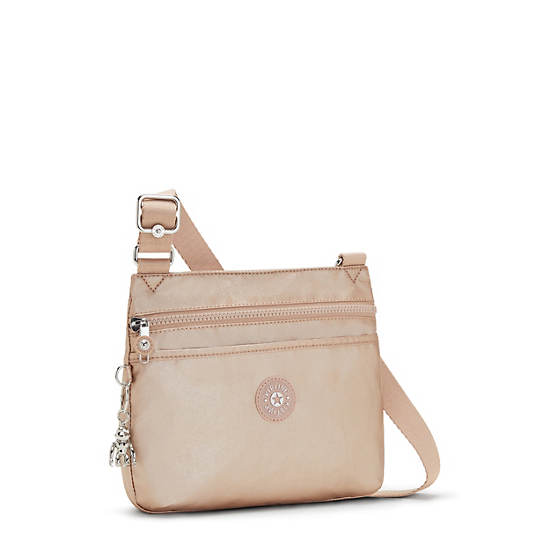 Kipling Emmylou Metallic Crossbody Väska Guld | SE 2106BE